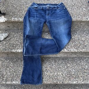 Bootheel Womens Jeans 29/6 Inseam 31.5 Blue Fontana Boot Cut Med Wash Denim Vtg